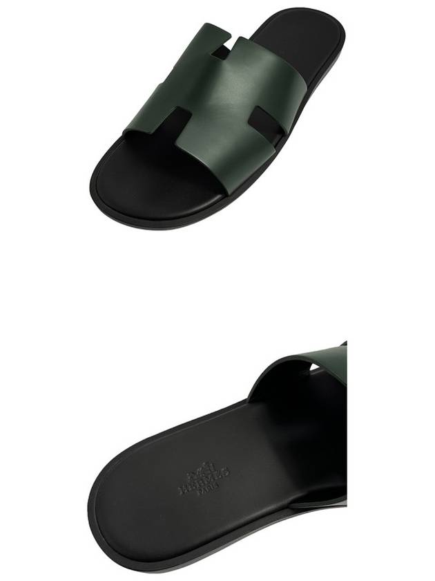 Izmir Sandals Glazed Calfskin Butt Pons - HERMES - BALAAN 6