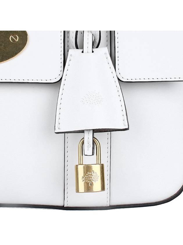 Bayswater Classic Smooth Leather Shoulder Bag White - MULBERRY - BALAAN 8