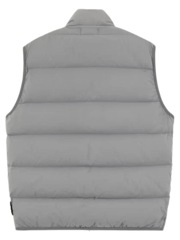 Seamless Tunnel Nylon Down Vest Green Grey - STONE ISLAND - BALAAN 3