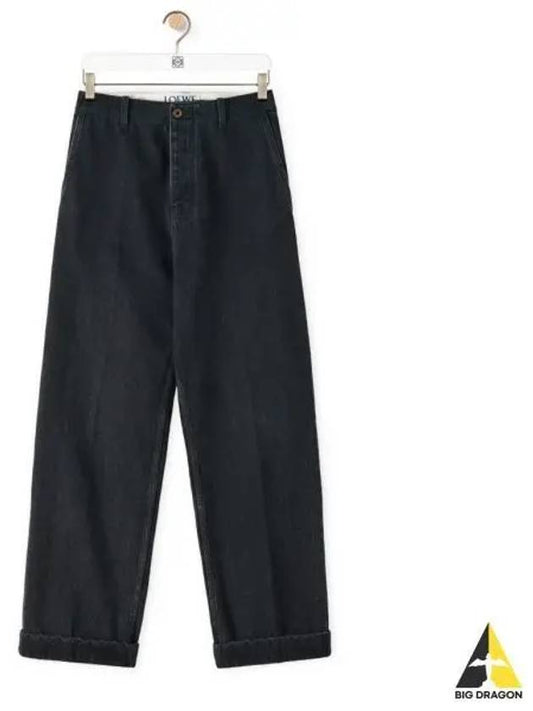 Cotton Baggy Jeans Black - LOEWE - BALAAN 2