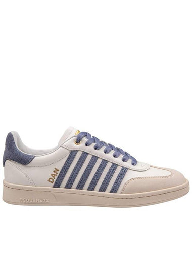 DSQUARED2 Leather And Suede Sneakers - DSQUARED2 - BALAAN 1