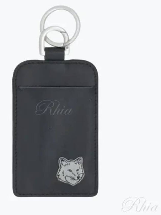 Men’s Fox Head Card Wallet Black - MAISON KITSUNE - BALAAN 2