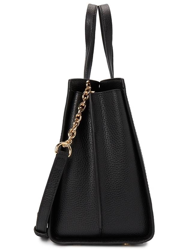 Chantal Medium Satchel 30F2G7CS2T BLACK Women's Tote and Shoulder Bag - MICHAEL KORS - BALAAN 3