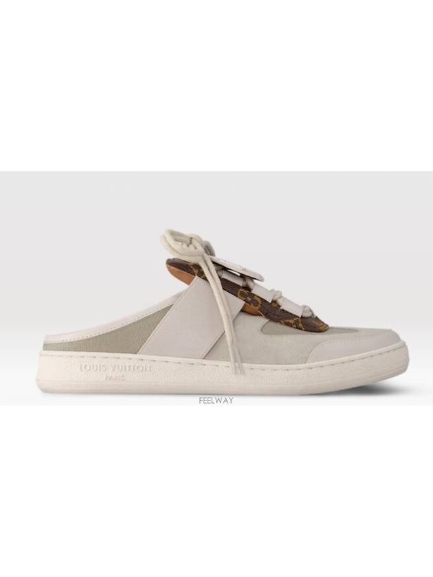 Flight Mode Lou Open Back Low Top Sneakers Beige - LOUIS VUITTON - BALAAN 3