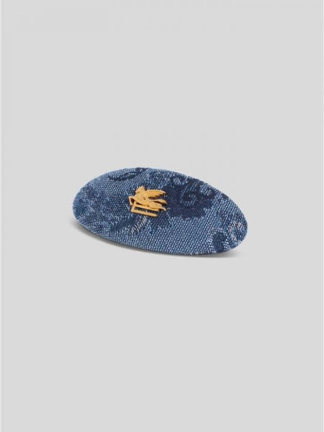 Prolural Paisley Jacquard Denim Hair Pin - ETRO - BALAAN 1