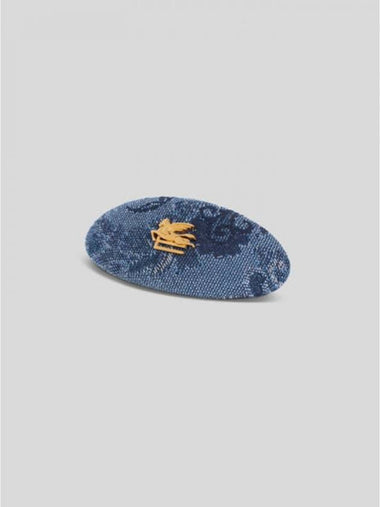 Prolural Paisley Jacquard Denim Hair Pin - ETRO - BALAAN 1