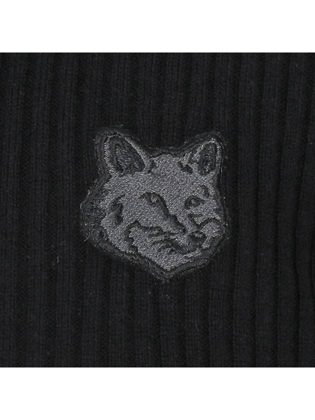 Bold Fox Head Patch Turtleneck Black - MAISON KITSUNE - BALAAN 6