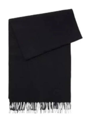 Embroidered logo wool muffler - HUGO BOSS - BALAAN 1