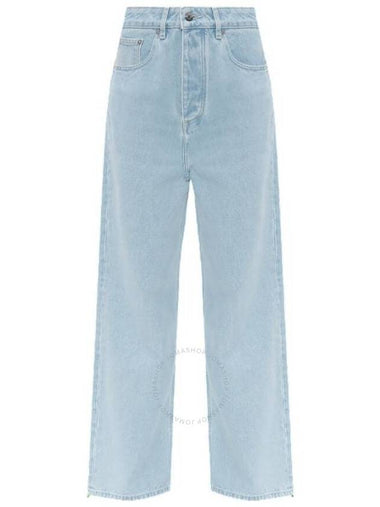 Nanushka Sun Bleach Josine Wide-Leg Denim Jeans, Waist Size 25