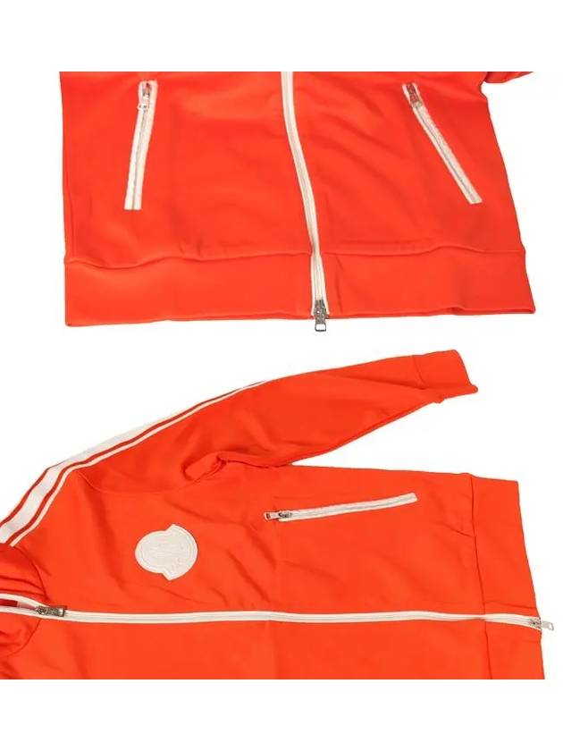 big logo zip-up jacket orange - MONCLER - BALAAN 4