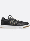 B27 Smooth Calfskin Low Top Sneakers Black - DIOR - BALAAN 7