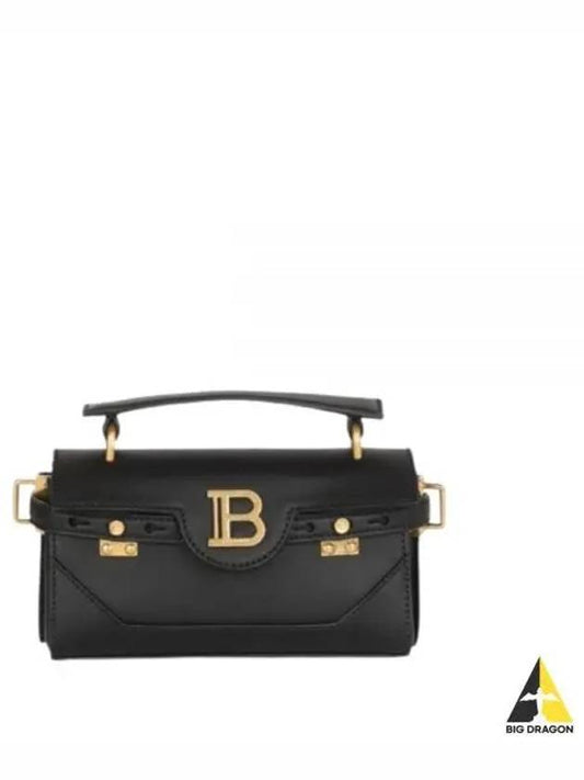 B Buzz 19 Leather Cross Bag Black - BALMAIN - BALAAN 2