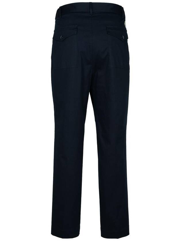 Gabardine Straight Pants Navy - MONCLER - BALAAN 4