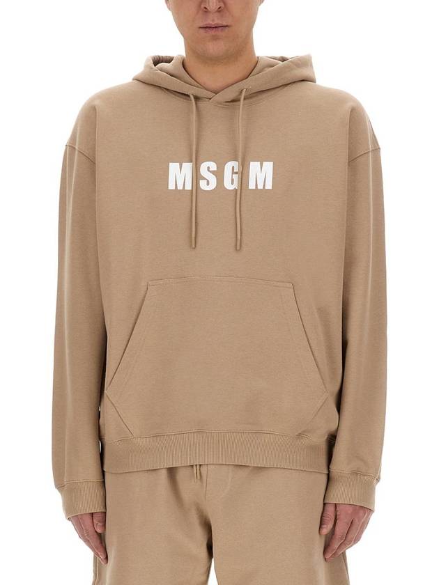 logo print hoodie 3640MM127247000 - MSGM - BALAAN 2