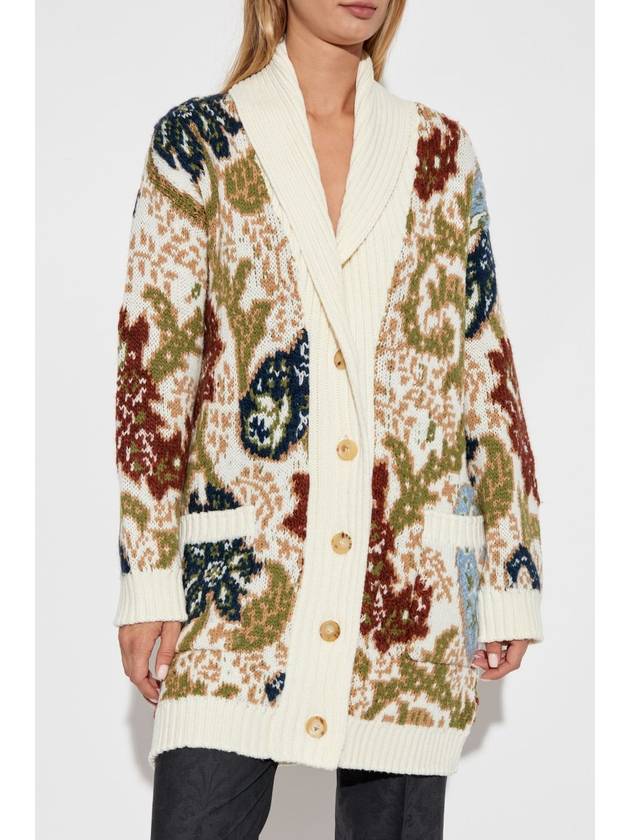 Etro Patterned Loose-fit Cardigan, Women's, Multicolour - ETRO - BALAAN 3