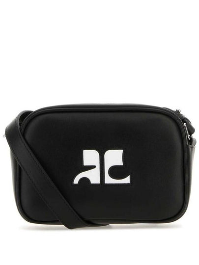 Leather Top Handle Cross Bag Black - COURREGES - BALAAN 2