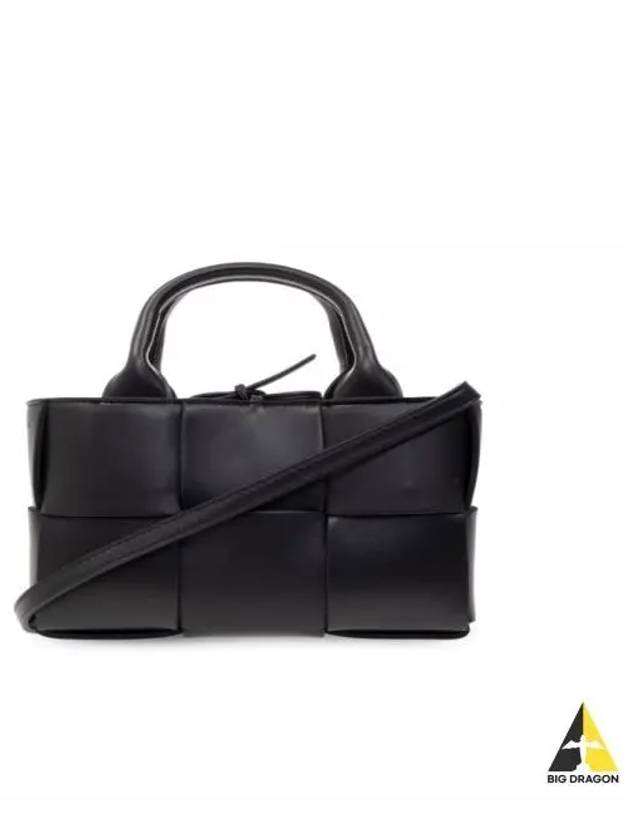 Candy Acro Intrecciato Tote Bag Black - BOTTEGA VENETA - BALAAN 2