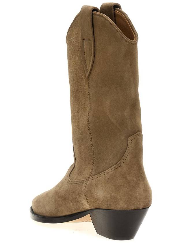 Duerto Suede Middle Boots Brown - ISABEL MARANT - BALAAN 4