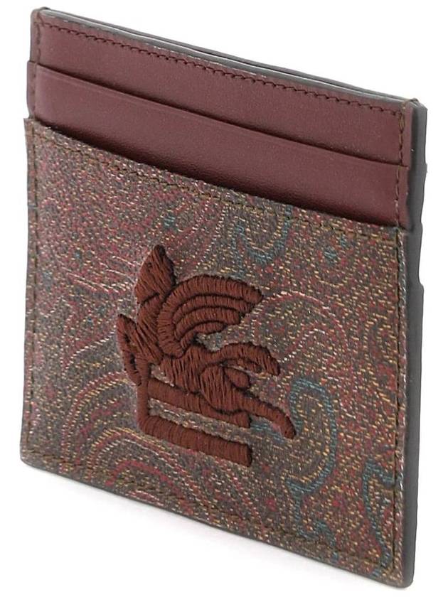 Tesuto Paisley Card Wallet Brown - ETRO - BALAAN 6