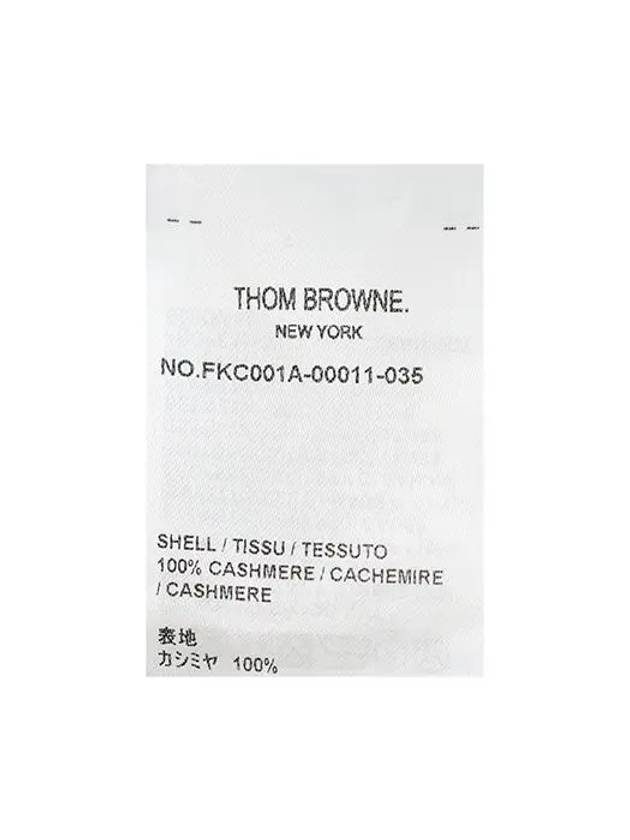 4-Bar V-Neck Cashmere Cardigan Grey - THOM BROWNE - BALAAN 10