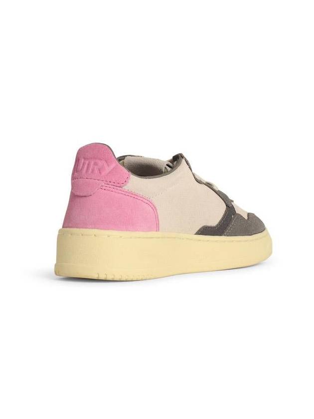 Autry 'Medialist' Light Pink Leather Sneakers - AUTRY - BALAAN 3