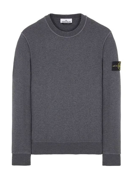 Compass Patch Cotton Sweatshirt Grey - STONE ISLAND - BALAAN 2