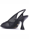 23FW Women's Leather Mesh Pumps SE024 CAYMAN XCURVE 85 OMSBLK black BPG - STUART WEITZMAN - BALAAN 3