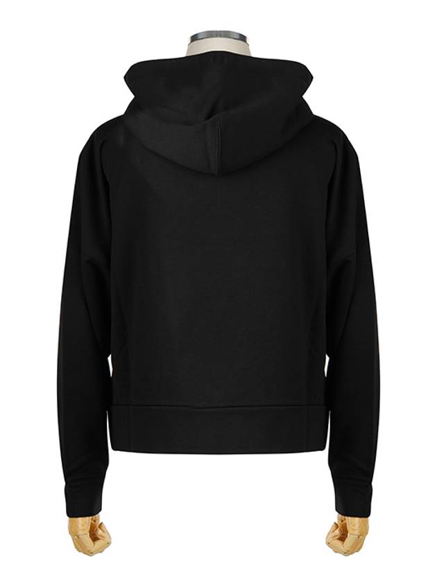 logo string hooded zip-up black - MONCLER - BALAAN 4