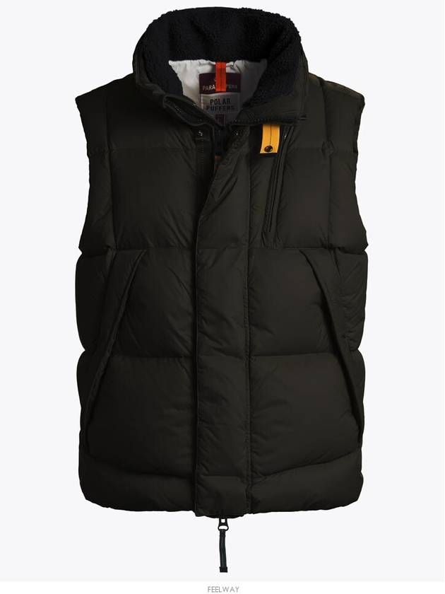 PP03 WILBUR 710 Charcoal Pencil Wilbur Down Padded Vest - PARAJUMPERS - BALAAN 1