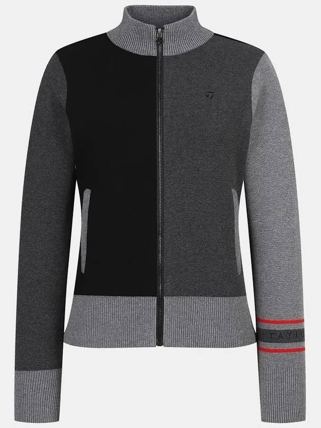 Women s high neck zip up knit cardigan TWSCM7131 192 - TAYLORMADE - BALAAN 10