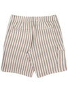 Striped Sweater Short Pants BEIGE MAN - MALBON GOLF - BALAAN 2