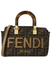 By The Way Monogram Mini Tote Bag Brown - FENDI - BALAAN 2