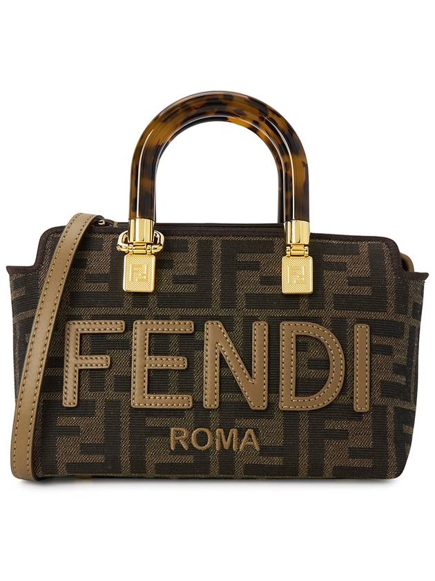 By The Way Monogram Mini Tote Bag Brown - FENDI - BALAAN 2