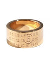 Men's Numeric Minimal Signature Ring Gold - MAISON MARGIELA - BALAAN 2