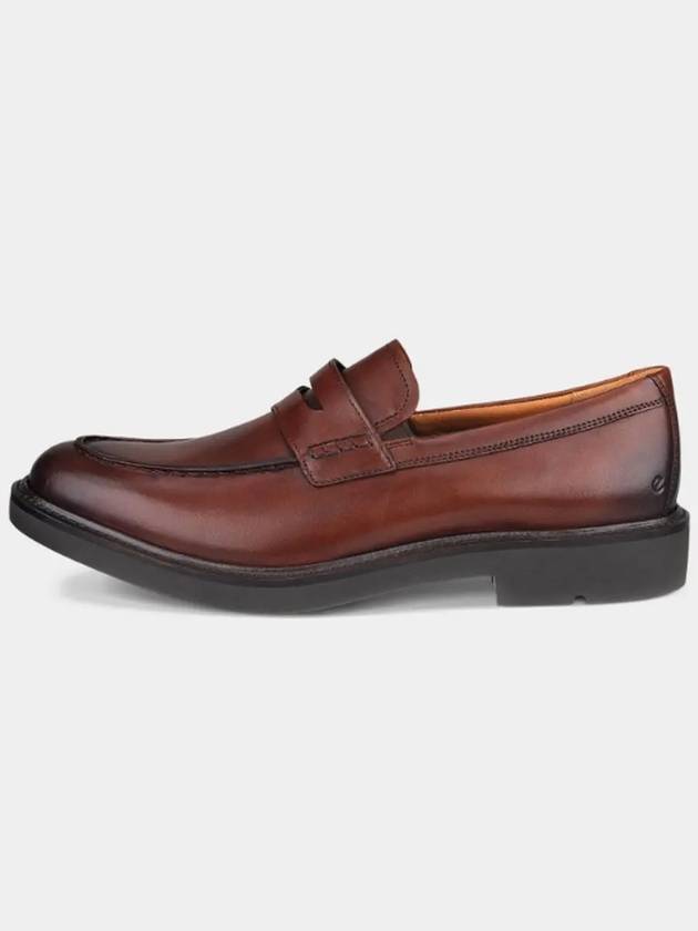 Metropole London Leather Loafers Brown - ECCO - BALAAN 2