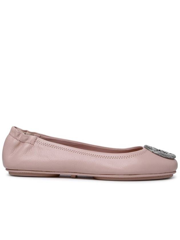 Minnie Leather Flat Pink - TORY BURCH - BALAAN 2