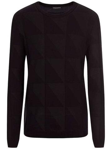 pattern pullover - EMPORIO ARMANI - BALAAN 1