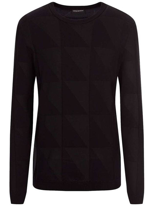 Pattern Triangle Light Knit - EMPORIO ARMANI - BALAAN 1