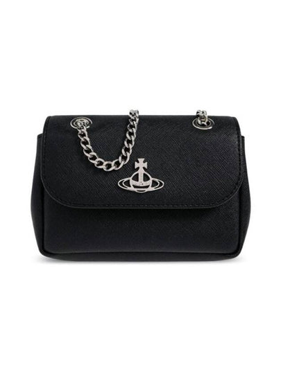 Biogreen Small Chain Shoulder Bag Black - VIVIENNE WESTWOOD - BALAAN 2