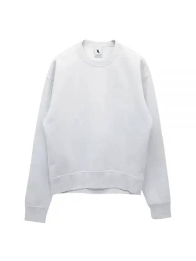 NRG Solo Swoosh Crew Fleece Sweatshirt White - NIKE - BALAAN 2