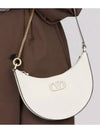 V Logo Classic Leather Chain Shoulder Bag Ivory - VALENTINO - BALAAN 2