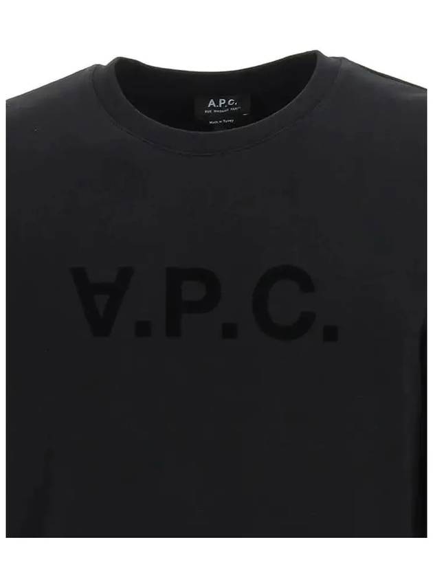 VPC Logo Crew Neck Sweatshirt Black - A.P.C. - BALAAN 5