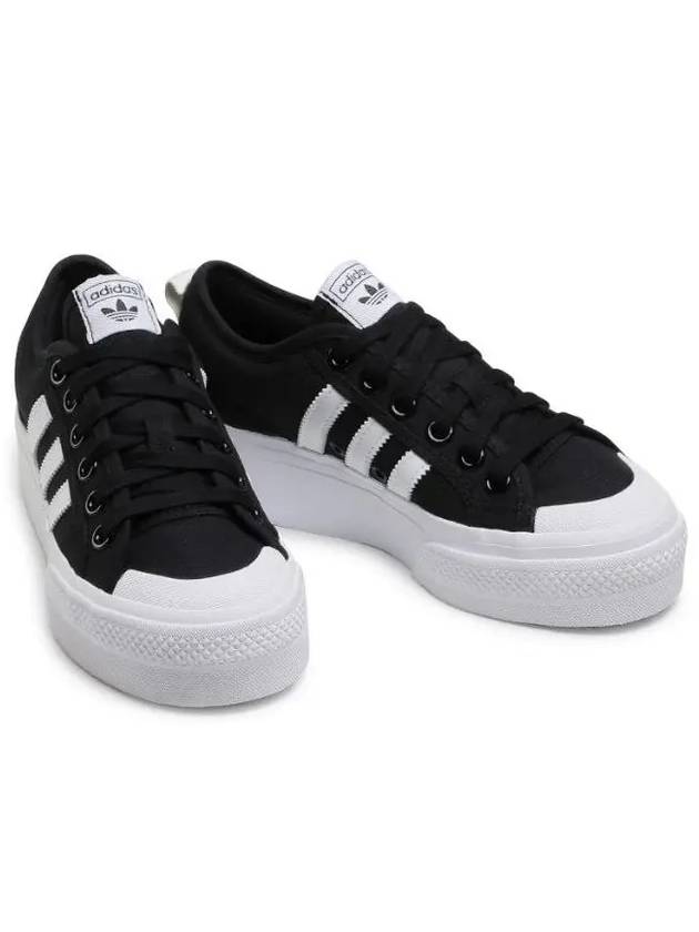 Nizza Platform Low Top Sneakers Black - ADIDAS - BALAAN 7