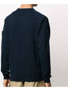 Logo Wappen Washed Raglan Sweatshirt Navy - STONE ISLAND - BALAAN 5