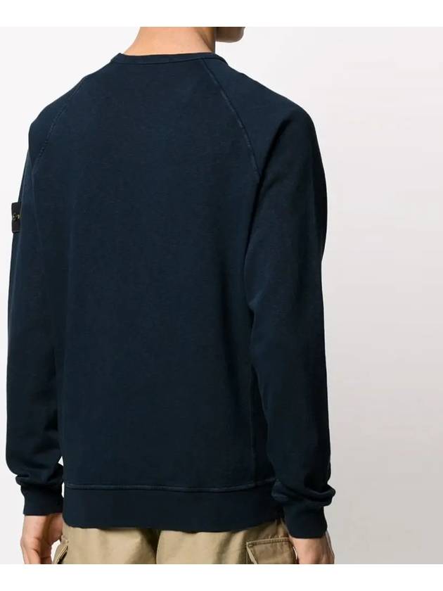 Logo Wappen Raglan Sweatshirt Navy - STONE ISLAND - BALAAN 5