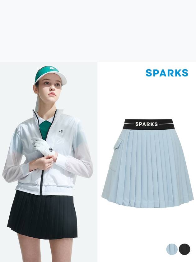 side pocket pleated skirt culotte SO2LCR030 - SPARKS - BALAAN 1