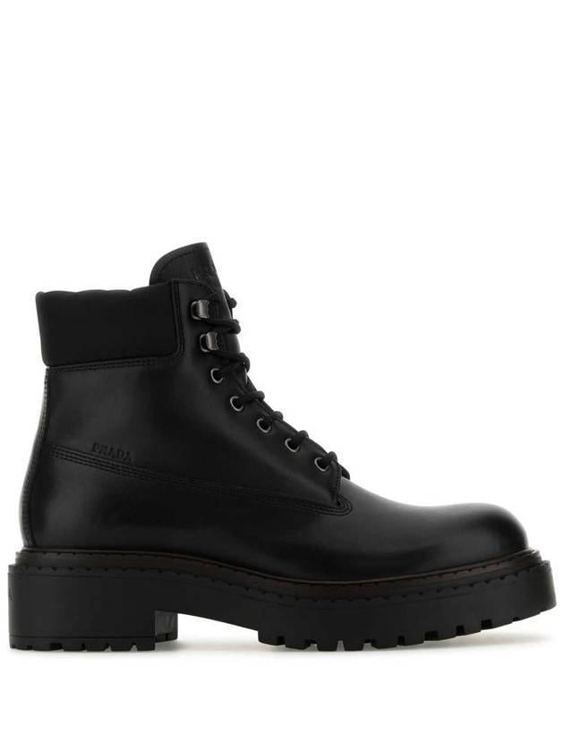 Leather Re Nylon Walker Boots Black - PRADA - BALAAN 2