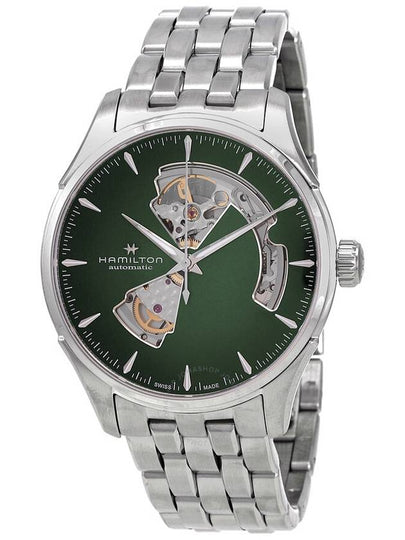 Jazzmaster Jazzmaster Open Heart Watch Green - HAMILTON - BALAAN 2