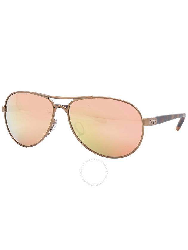 Oakley Feedback Prizm Rose Gold Aviator Ladies Sunglasses OO4079 407944 59 - OAKLEY - BALAAN 3