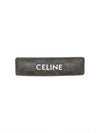 Logo Triomphe Canvas Calfskin Hair Clip Tan - CELINE - BALAAN 2